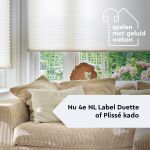 4e NL Label Duette of Plissé kado